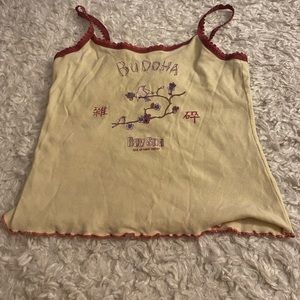 Y2K vintage tank top cropped